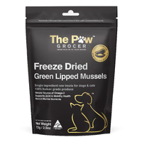 THE PAW GROCER BLACK LABEL FD GREEN LIPPED MUSSELS 72G