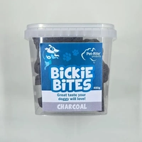 Petrite Bickie Bites Charcoal 450G Tub 
