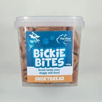 Petrite Bickie Bites Shortbread 450G Tub 