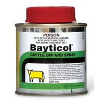 Bayer Bayticol Cattle Dip And Spray 250Ml*Spec Ord 