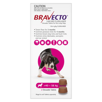 Bravecto Dog X Lrg 40Kg - 56Kg (2Pk) Purple 