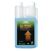D-Max Pour On For Cattle - 1L Twin Chamber Bottle 