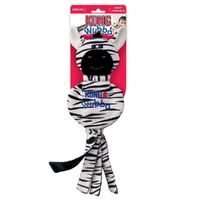 3 x KONG Wubba No Stuff Dog Toy - Zebra