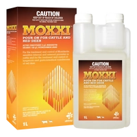 Moxxi Pour On For Cattle And Red Deer 1L *Spec Ord* 