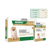 Neomax Allwormer Small Dogs And Puppies 0-5Kg (2 Pack) 