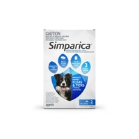 Simparica Medium 10.1-20Kg 3S Blue 