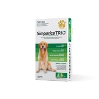 Simparica Trio 20.1-40Kg (Green) 6 Pack 