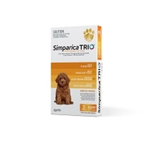 Simparica Trio 1.3-2.5Kg (Yellow) 3 Pack 