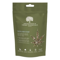 Vetalogica Hemp Clinicals Skin And Coat Cat Treats 100G 