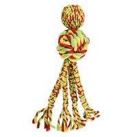 KONG Wubba Weaves Tug Rope Toy for Dogs in Assorted Colours - Large