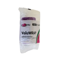 Valuwrap Cohesive Bandage 10Cm Purple 