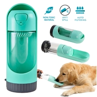 All Fur You Dog Portable Water Bottle Green 