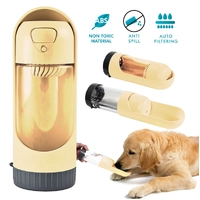 All Fur You Dog Portable Water Bottle Yellow 