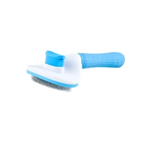 All Fur You Self Clearing Comb Blue 