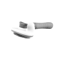 All Fur You Self Clearing Comb Grey 