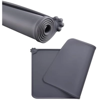 All Fur You Silicone Pet Feeding Mat Grey 