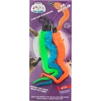 Cat Lures Mr. Wiggles 3 Plush Toys Attach To Action Rod