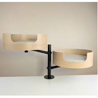Desk Nest Duo White Oak  