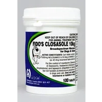 Fido'S Closasole 10Kg Tablets X 100  (S6) 