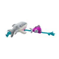 Fringe Studio Shark Bait Plush Dog Toy 