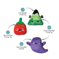 Fringe Studio Spooky Squad 3Pcs Sml Dog Toy Halloween