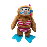 Fringe Studio Swimin With The Fishe Plush Dog Toy 