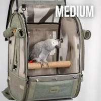 Ibiyaya Medium Trackpack For Birds - Jungle Green 