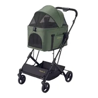 IBIYAYA TRAVOIS TRI-FOLD PET TRAVEL SYSTEM XL BRONZE GREEN