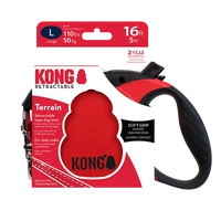 Kong Terrain Retractable Leash Red Large 
