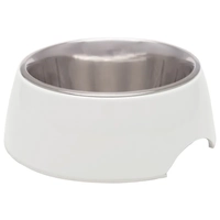 Loving Pets Retro Bowl Ice White Medium 