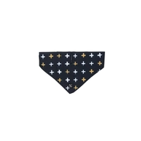 Mog & Bone Bandana Blk Met Cross Sml 