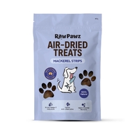 Raw Pawz Air-Dried Mackeral Strips 100G 