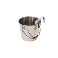 Superior Flat Sided Bucket With Hooks 946Ml 