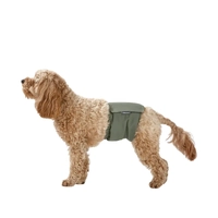 Snooza Washable Dog Nappy Band Male Dogs Steel Size M 2Pk 