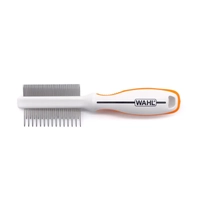 Wahl Orange/White 2 In 1 Finishing And Flea Comb 