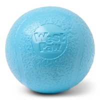 West Paw Echo Boundr Ball Large 8 Cm Aqua Blue 