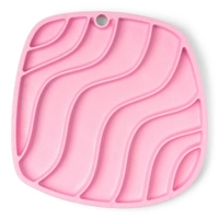 West Paw Feast Mat - Waves - Bubblegum 