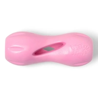 West Paw Qwizl Tough Puzzle Toy - Small - Bubblegum 
