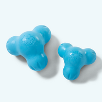 West Paw Tux Tough Puzzle Toy - Large - Aqua Swirl