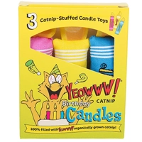 YEOWWW BIRTHDAY CANDLES 3PK