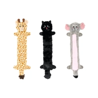 Zippypaws Skinny Peltz - 3Pk Lg Elephant Panther Giraffe 