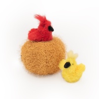 Zippy Paws ZippyClaws Burrow Cat Toy - Birds in Nest 