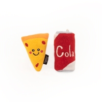 Zippy Paws ZippyClaws NomNomz Cat Toy - Pizza and Cola 