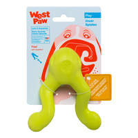 West Paw Tizzi Treat & Tug Toy for Tough Dogs - Small - Green