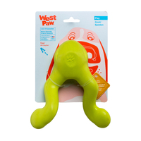 West Paw Tizzi Treat & Tug Toy for Tough Dogs - Large - Green