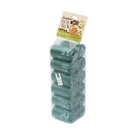Zippy Paws Poop Bag Rolls - 180 Green Bags with Handles
