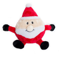  Christmas Brainey Plush Dog Toy Santa by Zippy Paws