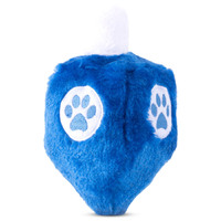 Zippy Paws Plush Squeaker Dog Toy - Hanukkah Dreidel