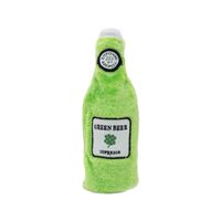 Zippy Paws St. Patrick's Happy Hour Crusherz Interactive Dog Toy - Green Beer 
