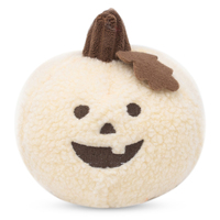 Zippy Paws Plush Squeaker Dog Toy - Halloween Jumbo Pumpkin - Fleece